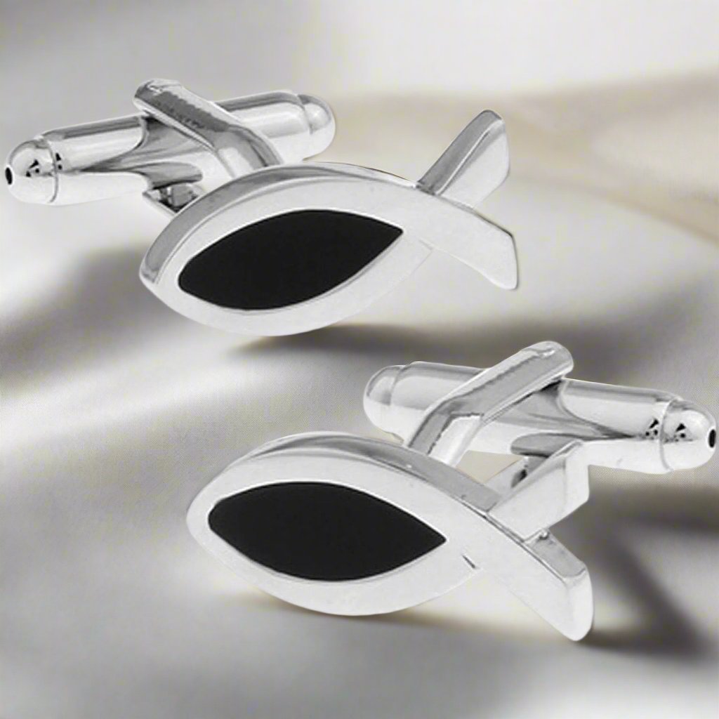 Christian Ichthus Fish Cufflinks - The Great Gift Idea