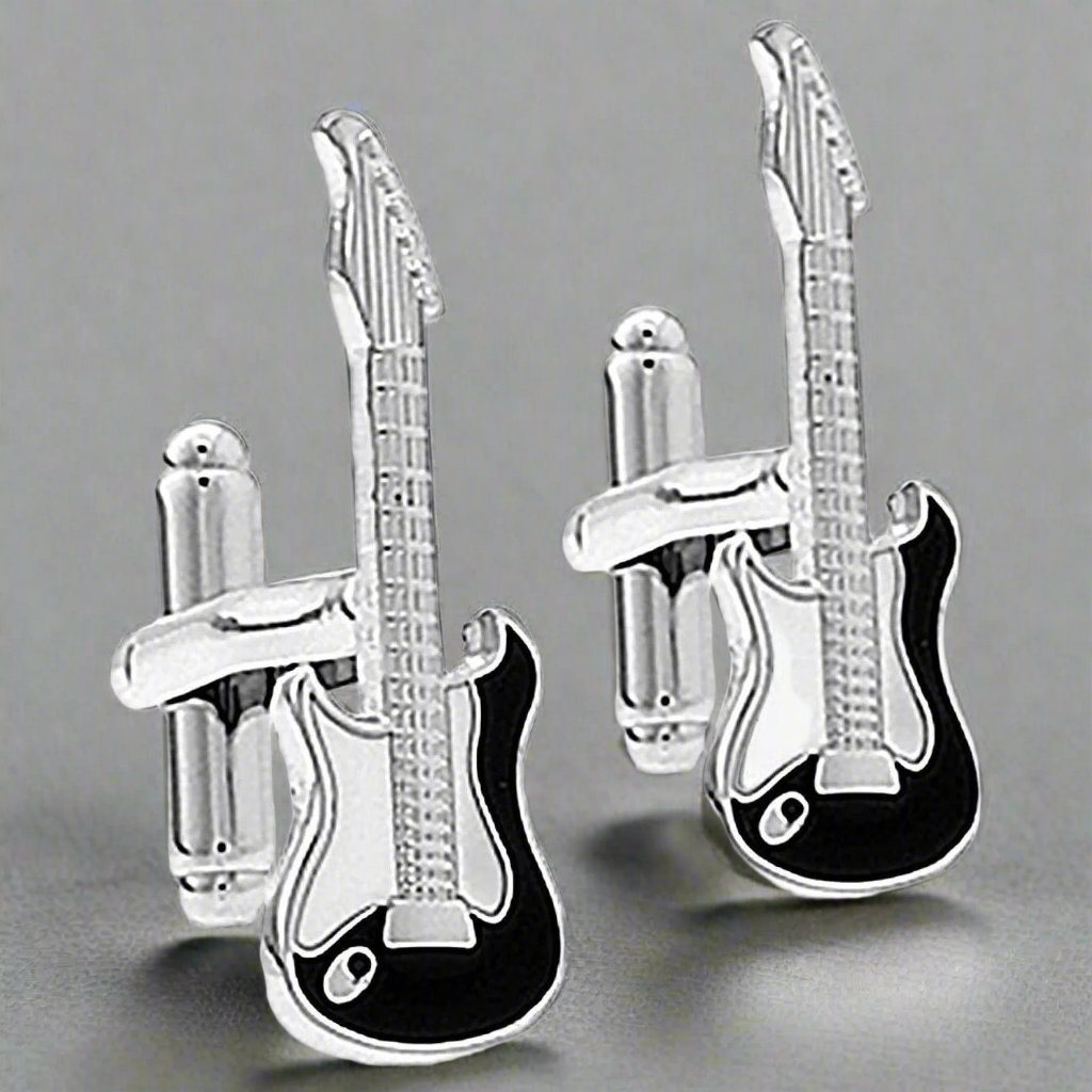 Electric Guitar Cufflinks - The Great Gift Idea