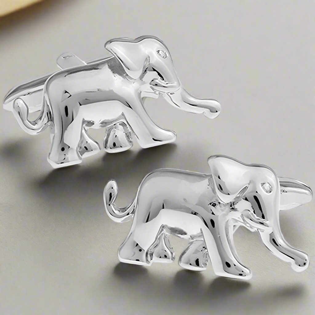 Elephant Cufflinks - The Great Gift Idea