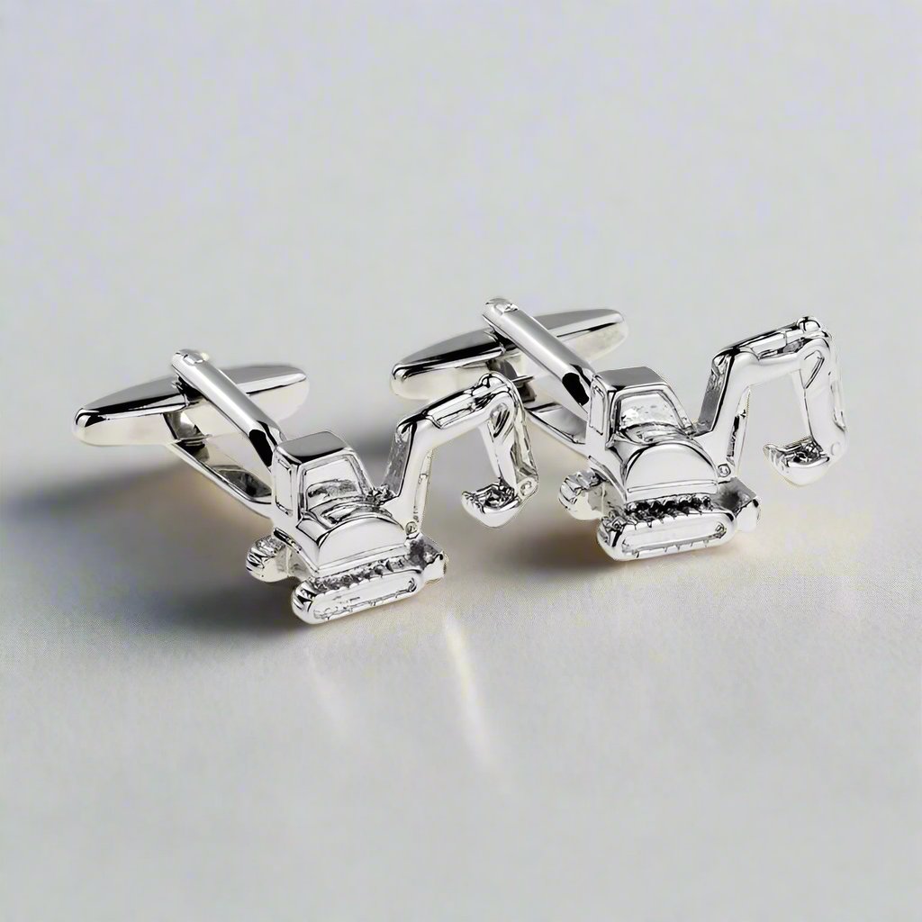 Excavator / Digger Cufflinks - The Great Gift Idea