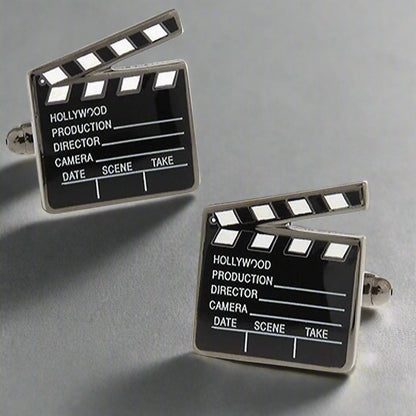 Film Clapper Board Cufflinks - The Great Gift Idea