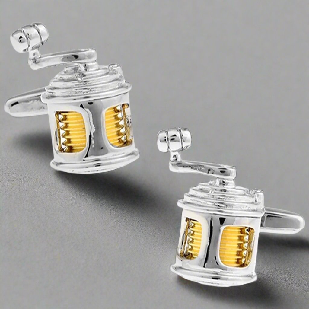 Fishing Reel Cufflinks - The Great Gift Idea