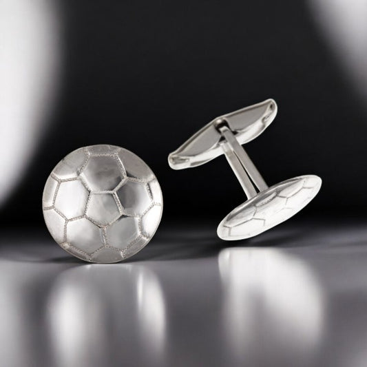 Football Sterling Silver Cufflinks | The Great Gift Idea