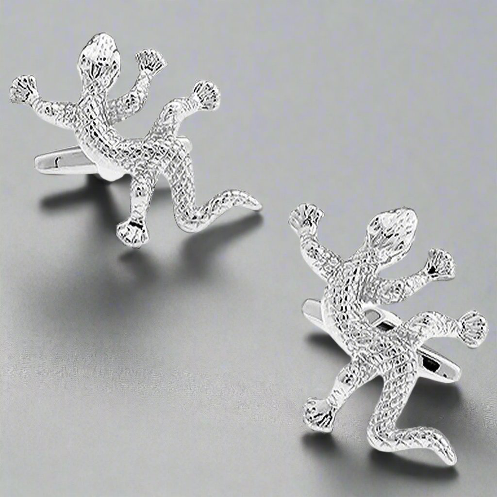 Gecko Lizard Cufflinks - The Great Gift Idea