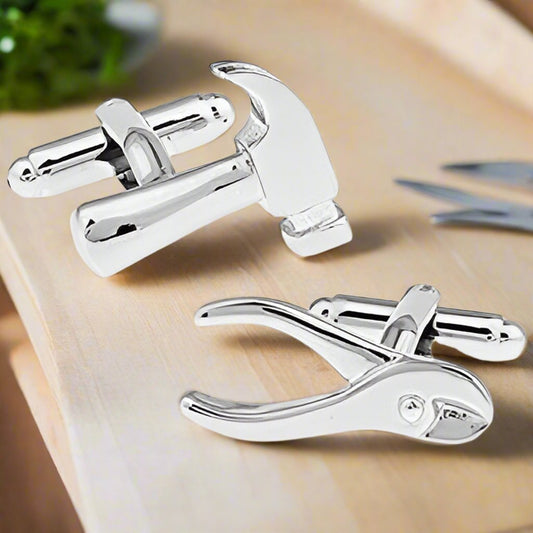 Hammer and Pliers Cufflinks - The Great Gift Idea