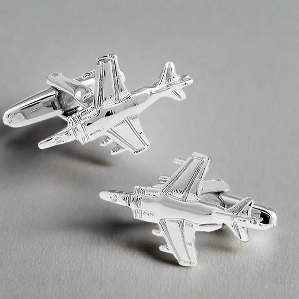 Harrier Jump Jet Cufflinks - The Great Gift Idea