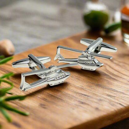 Helicopter Cufflinks - The Great Gift Idea