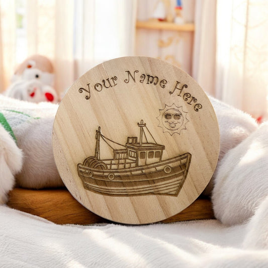 Personalised Boat Coaster | The Great Gift Idea