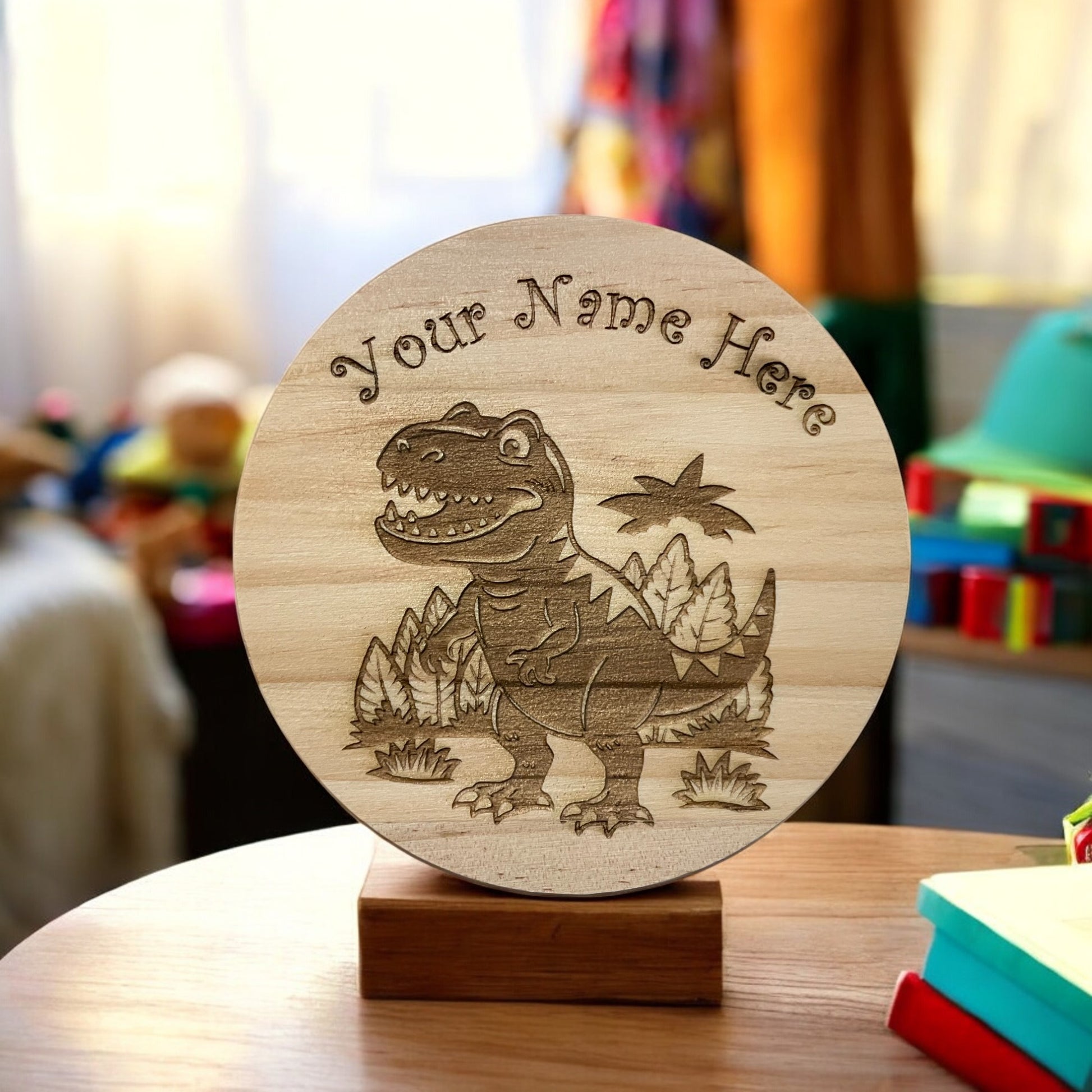 Personalised Dinosaur Coaster | The Great Gift Idea