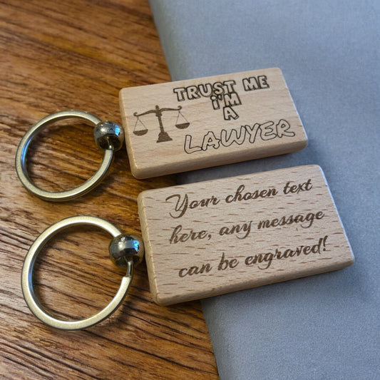 Personalised Lawyer Keyring | The Great Gift Idea