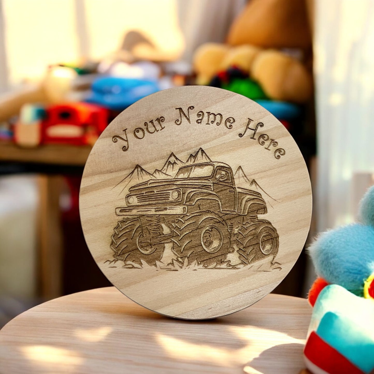 Personalised Monster Truck Coaster | The Great Gift Idea