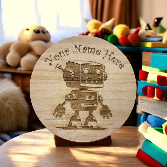 Personalised Robot Coaster | The Great Gift Idea