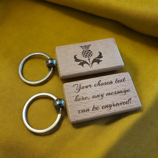 Personalised Scottish Keyring