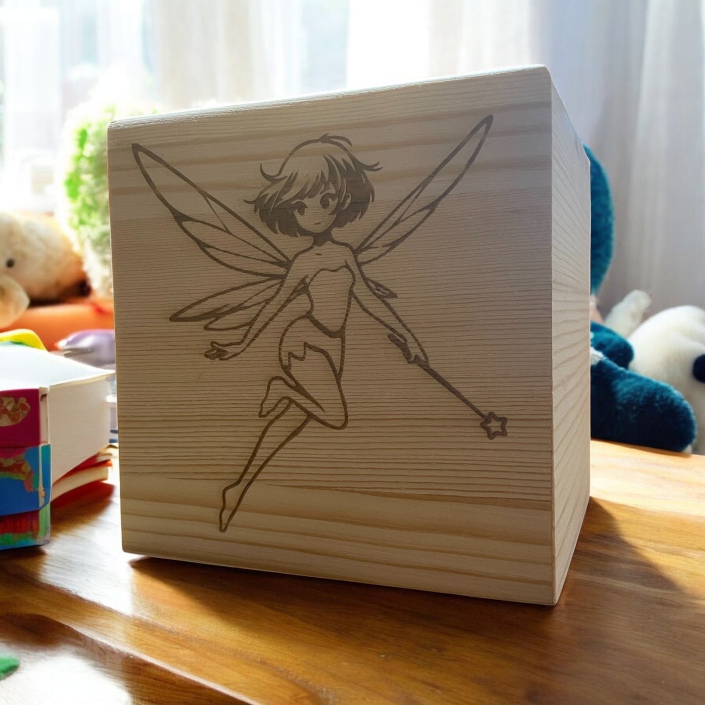 Personalised Wooden Fairy Money Box | The Great Gift Idea