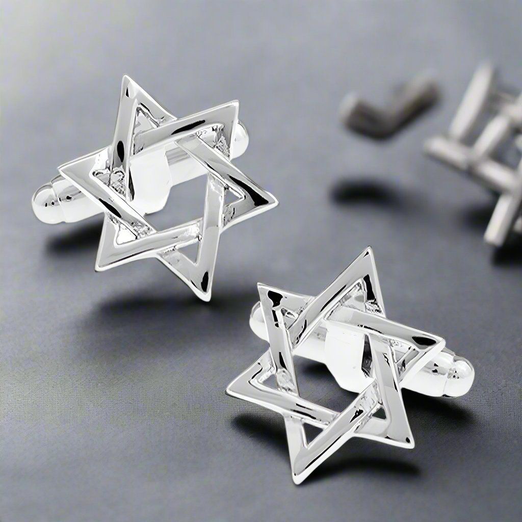 Star of David Cufflinks - The Great Gift Idea