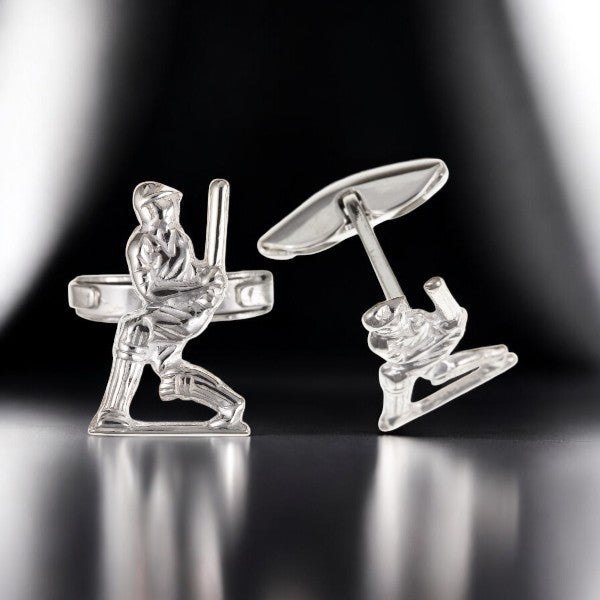 Sterling Silver Cricket Cufflinks | The Great Gift Idea