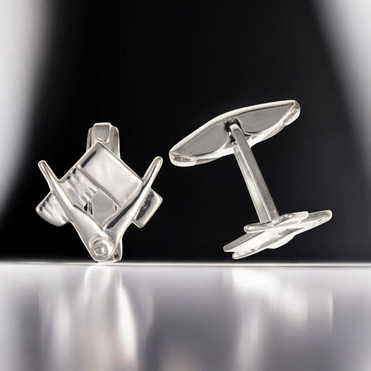 Sterling Silver Masonic Cufflinks | The Great Gift Idea