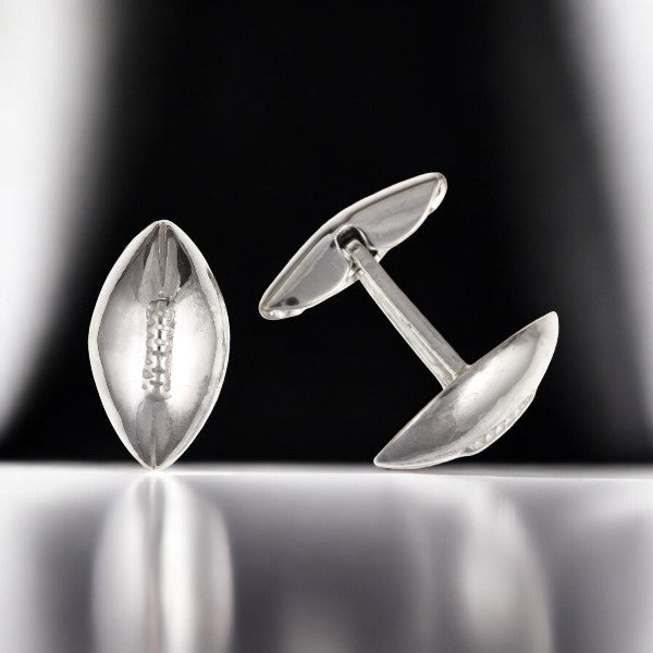 Sterling Silver Rugby Cufflinks | The Great Gift Idea